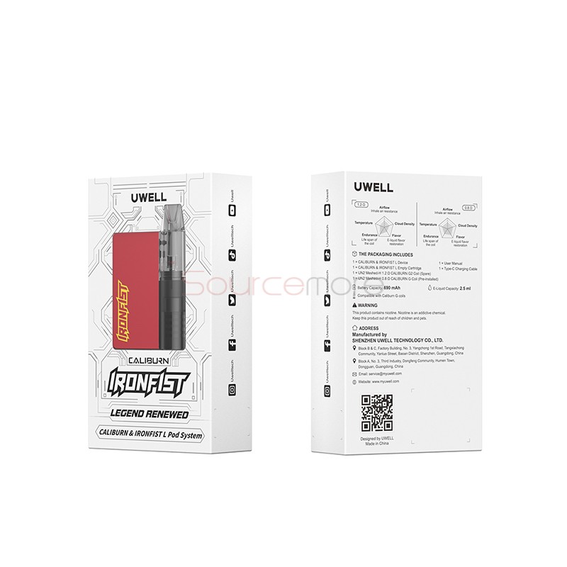 Uwell Caliburn & Ironfist L Pod Kit