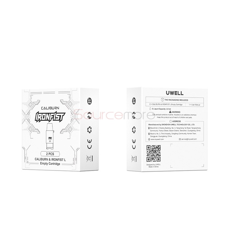 Uwell Caliburn & Ironfist L Empty Pod Cartridge