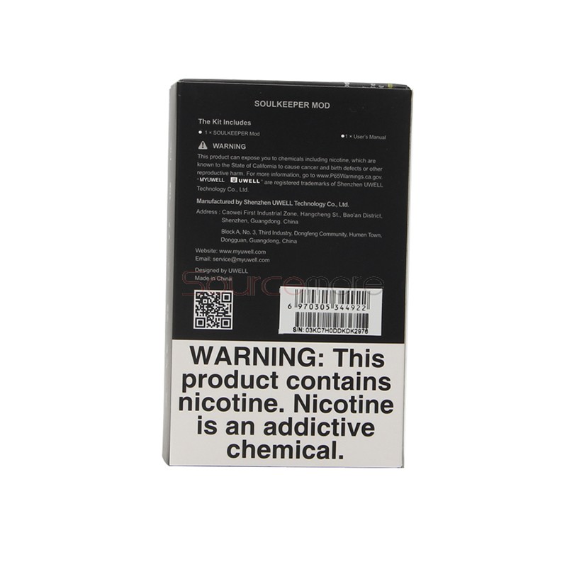 Uwell Soulkeeper Mech Mod - White