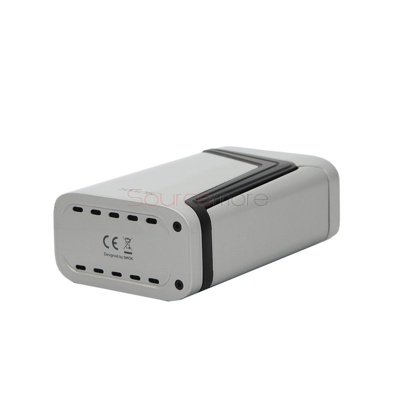 Smok V-FIN Kit with 160W V-FIN Box Mod and 6.0ml TFV12 Big Baby-Silver Black