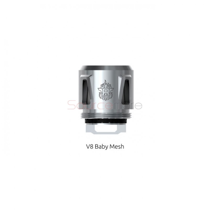SMOK TFV12 Baby Prince Replacement Coil Head V8 Baby Mesh Coil Head 5pcs-0.15ohm
