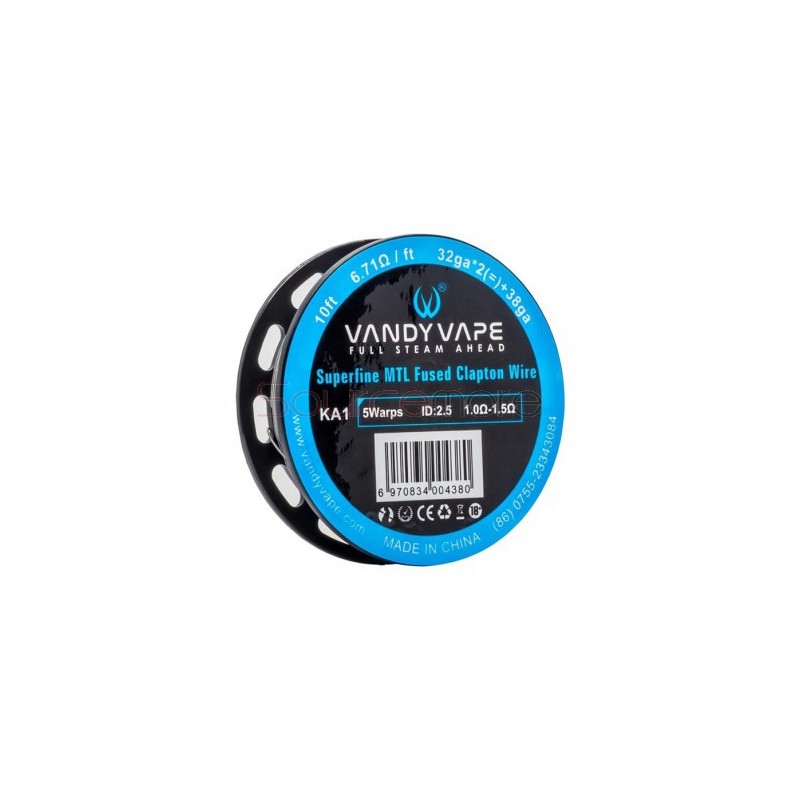 Vandy Vape Superfine MTL Fused Clapton Wire KA1 32ga*2+38ga 