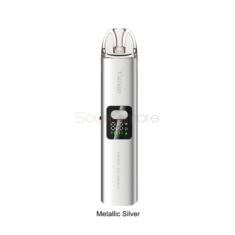 VAPGO XERO Classic Kit Metallic Silver