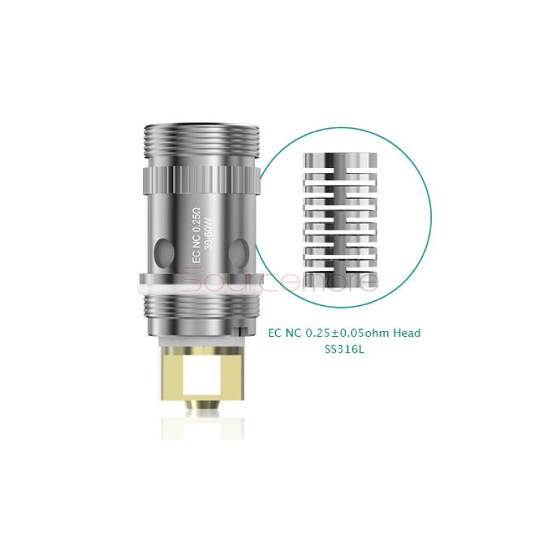 Eleaf Replacement Coil Head EC NC Head 5pcs-0.25ohm