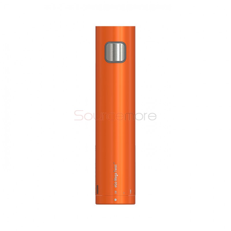 Joyetech eGo Mega Twist+ 2300mah Capacity Battery with VW/Bypass Mode- Orange