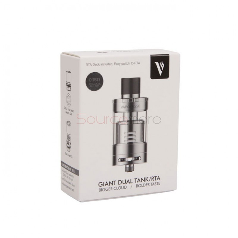 Vaporesso Giant Dual Tank - Silver