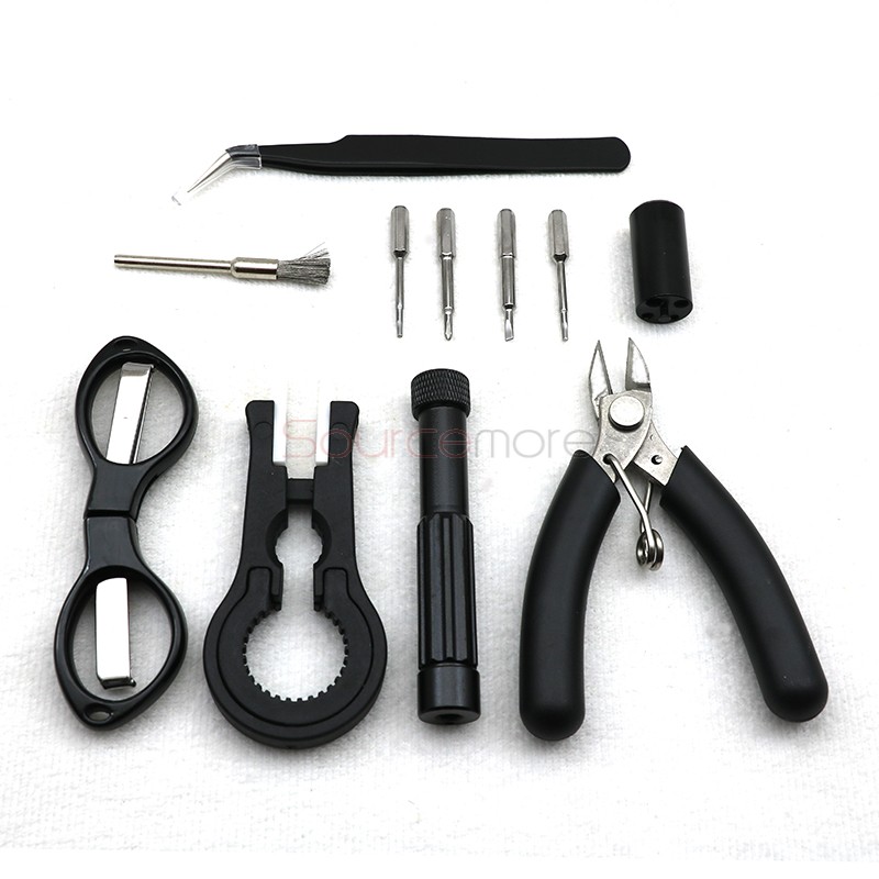 Vivismoke Premium Mini Vape Tool Kit Black