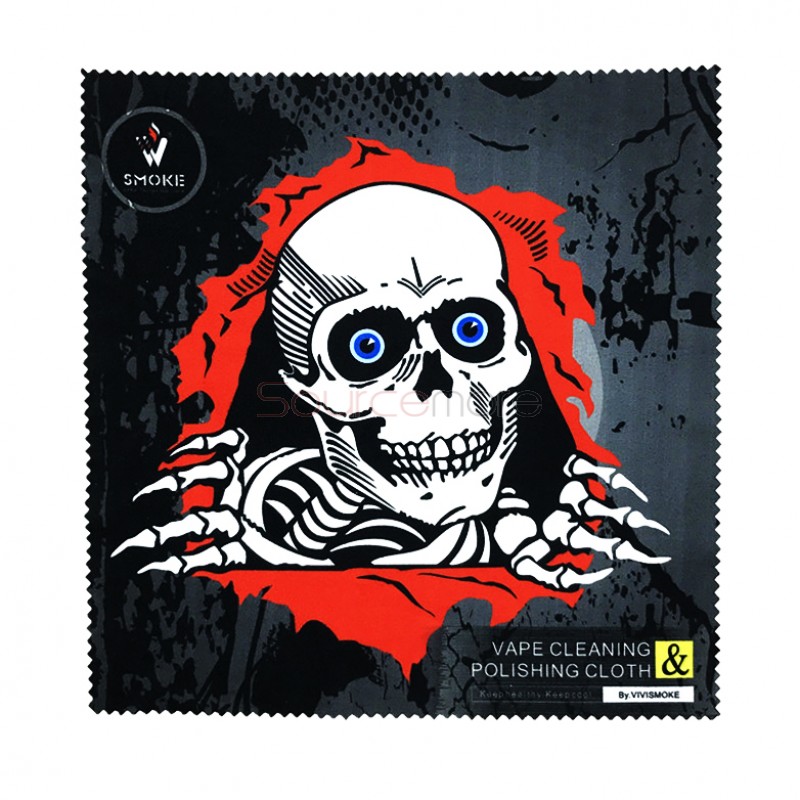 Vivismoke Vape Cleaning&Polishing Cloth Skull King-Vape