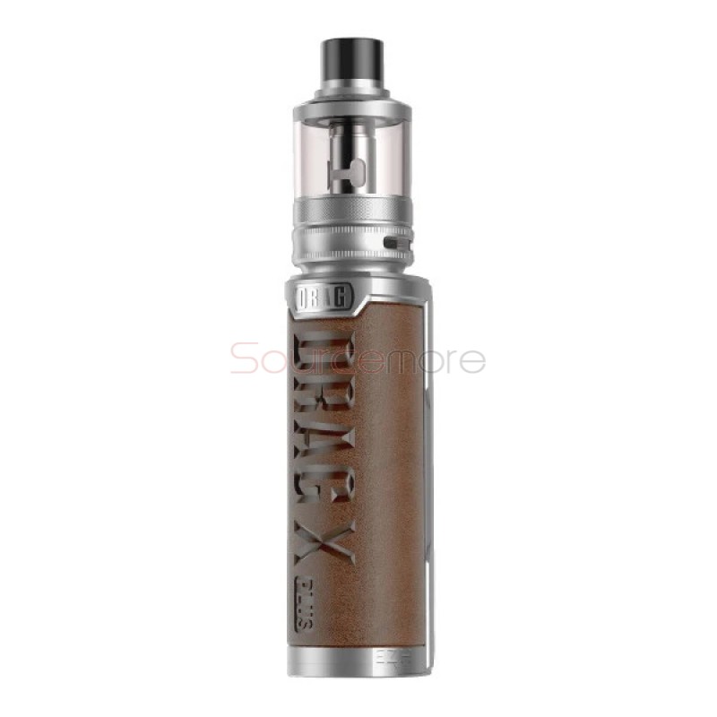 VOOPOO Drag X Plus Professional Edition Kit Silver+Retro Brown
