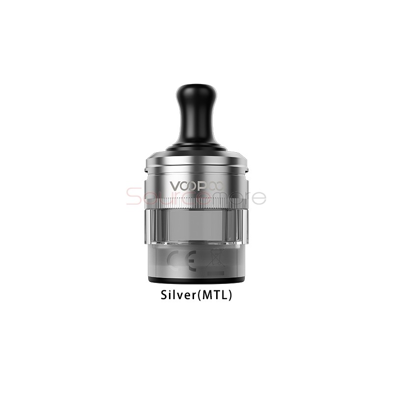 VOOPOO PnP X Empty Pod Cartridge MTL Silver 2pcs