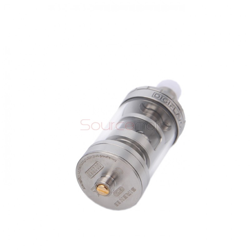 Digiflavor Siren GTA 5ml Liquild Capacity Mouth to Lung Genisis Tank Atomizer 25mm Diameter Version- Silver