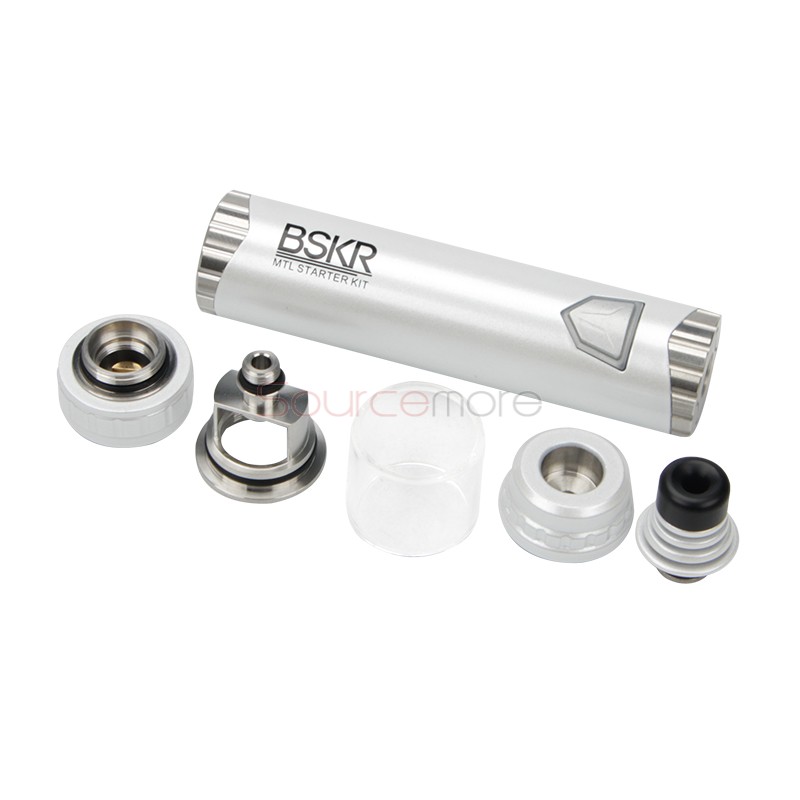 Vandy Vape Berserker MTL Starter Kit with Built-in 1100mAh Battery - White