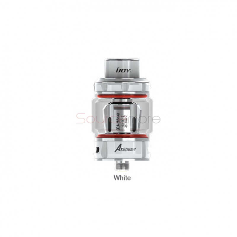 IJOY Avenger Subohm Tank - White