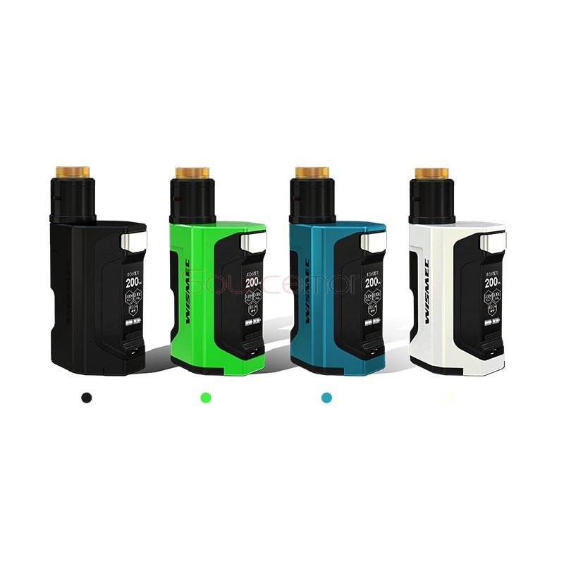 Wismec Luxotic DF 200W Kit with Guillotine V2 RDA - Green