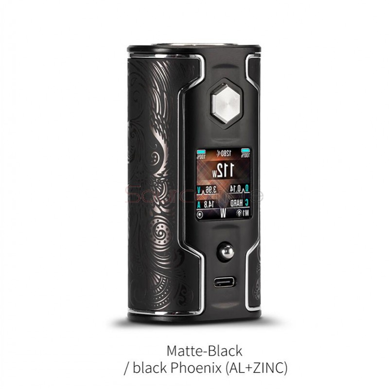 YiHi SXmini G Class V2 Mod Matte Black/Black Phoenix AL+ZINC Version