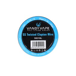 Vandy Vape Twisted Clapton Wire SS 316L 28ga2(&)+30ga