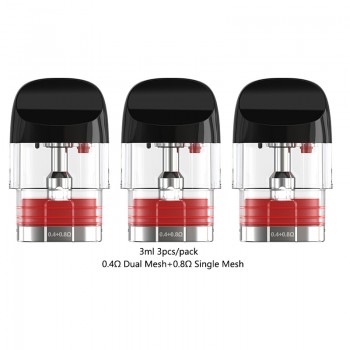 SMOK Novo 5 Dual-Ohm Pod Cartridge 0.4Ω Dual Mesh+0.8Ω Single Mesh