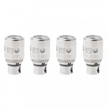 Uwell Crown Replacement Coil for Uwell Crown Tank 4pcs Packing 316L Stainless Steel Dual Coil Head-0.5ohm 