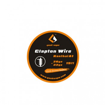 Geek Vape Kanthal A1 26GA+32GA Clapton Wire 15ft - 3.26ohm/ft