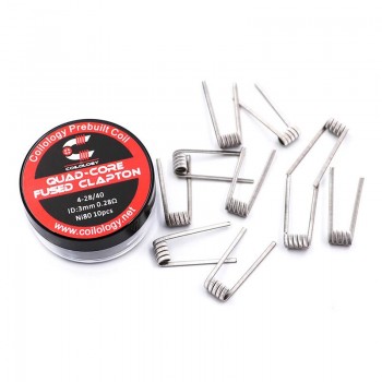 Coilology Quad-Core Fused Clapton Prebuilt Coils