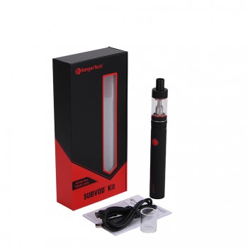 Kanger SUBVOD Starter Kit 1300mah SUBVOD Battery with 3.2ml Nano Atomizer(SSOCC Coil Head)  - Black