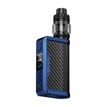 Lost Vape Centaurus Q200 Kit with Centaurus Sub Ohm Tank Sierra Blue Carbon Fiber