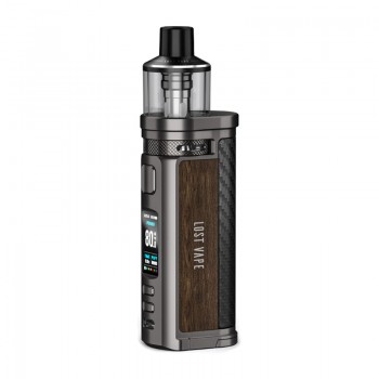 Lost Vape Centaurus Q80 Kit Gunmetal Teak Wood