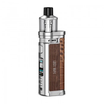 Lost Vape Centaurus Q80 Kit SS Walnut Wood