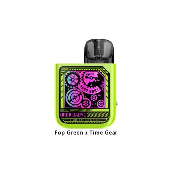 Lost Vape Ursa Baby 2 Pod Kit Pop Green×Time Gear
