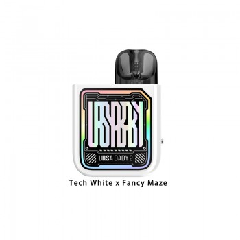 Lost Vape Ursa Baby 2 Pod Kit Tech White×Fancy Maze