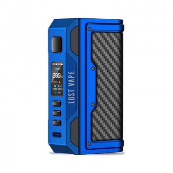 Lostvape Thelema Quest 200W Mod Matte Blue Carbon Fiber