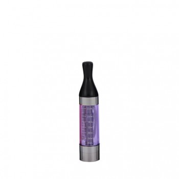 5pcs Kanger T2 Clearomizer 2.4ml eGo Thread Replaceable Coil Head-Purple