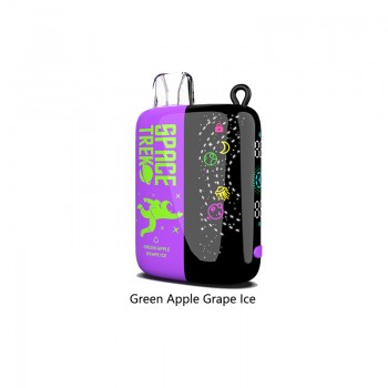 Space Trek Disposable Kit Green Apple Grape Ice