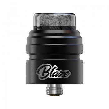 THC Blaze Solo RDA Silver Black