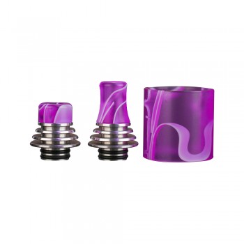Vapefly Brunhilde MTL RTA Short Drip+Long Drip+Tube Purple