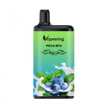 Vapesring Mega Box Disposable Kit Blueberry Mint
