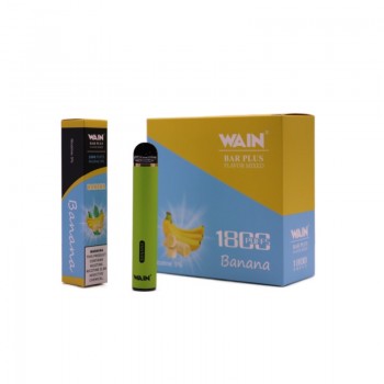 Wain Bar Plus Disposable Pod Kit 1800Puffs Banana