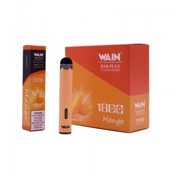 Wain Bar Plus Disposable Pod Kit 1800Puffs Mango