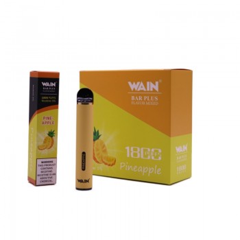 Wain Bar Plus Disposable Pod Kit 1800Puffs Pineapple