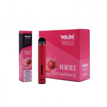 Wain Bar Plus Disposable Pod Kit 1800Puffs Strawberry