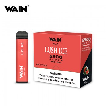 Wain Max Bar Disposable Pod Kit 5500 Puffs Lush Ice