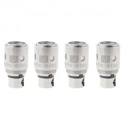 Uwell Crown Replacement Coil for Uwell Crown Tank 4pcs Packing Ni200 TC  Dual Coil Head-0.15ohm 