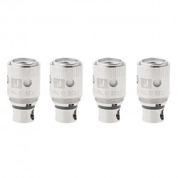 Uwell Crown Replacement Coil for Uwell Crown Tank 4pcs Packing 316L Stainless Steel Dual Coil Head-0.5ohm 