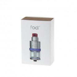 HCigar Fodi RTA&RDA Atomizer 2.5ml Liquid Capability 22mm Diameter Dual Post Adjustable Airflow Control Atomizer-Stainless Steel
