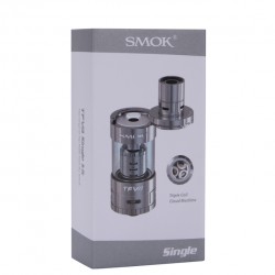 SMOK TFV4 Atomizer Sub Ohm Tank Simple Packing with 510/eGo Thread 5ml-Silver