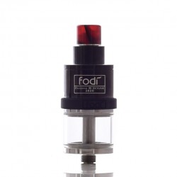 HCigar Fodi RTA&RDA Atomizer 2.5ml Liquid Capability 22mm Diameter Dual Post Adjustable Airflow Control Atomizer-Black
