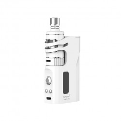 Smoant Knight V2 TC Starter Kit Powered by Single 18650 Battery 80W Adjustable Airflow Control and Talos V1 4.5ml Sub Ohm Tank-White