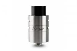 Wotofo Sapor  V2 22mm RDA Version with Dual Adjustable Top Air Flow Rebuildable Atomizer-Sliver