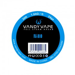 Vandy Vape Pure Nickel Ni80 24GA Wire