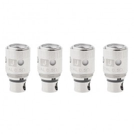 Uwell Crown Replacement Coil for Uwell Crown Tank 4pcs Packing 316L Stainless Steel Dual Coil Head-0.5ohm 